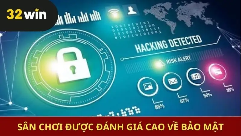 Sân chơi được đánh giá cao về bảo mật