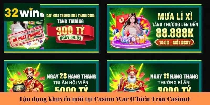 Chiến thuật tham gia Casino War (Chiến Trận Casino) dễ thắng