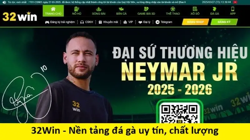 32Win - Nền tảng đá gà uy tín, chất lượng