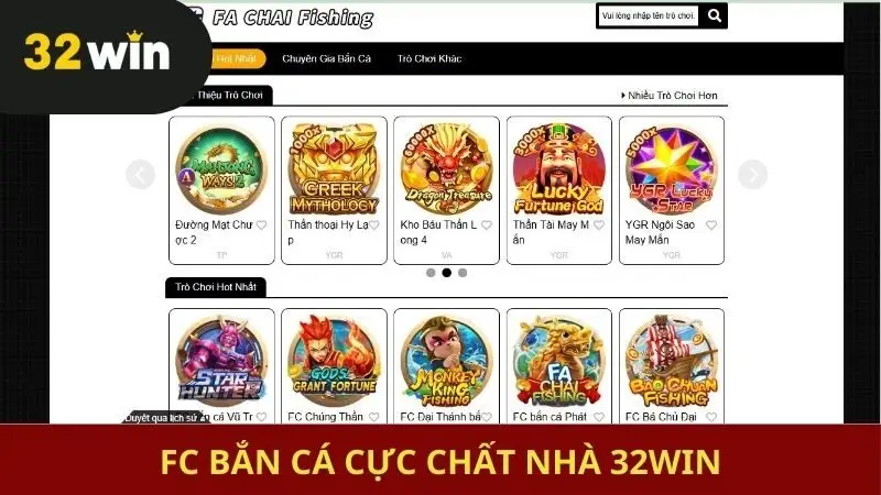 Trải nghiệm săn thưởng lớn tại sảnh FC
