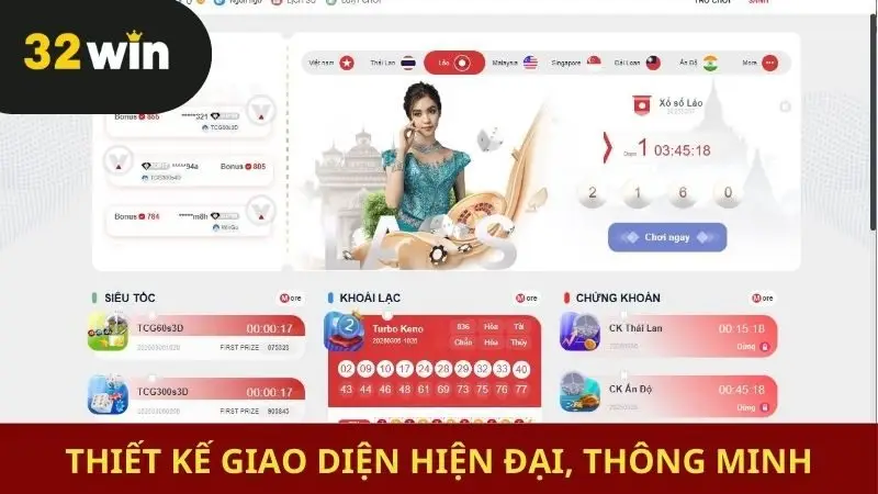 Không gian xổ số dễ dàng ghi điểm