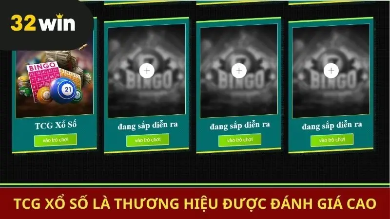 TCG là thương hiệu xổ số được đánh giá cao