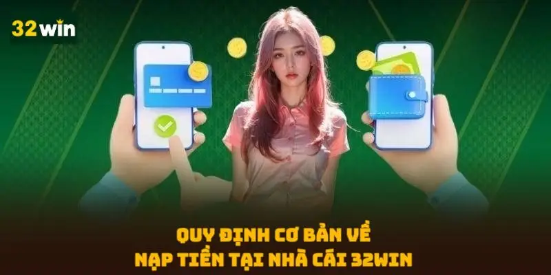 Quy định cơ bản về nạp tiền tại nhà cái 32WIN 