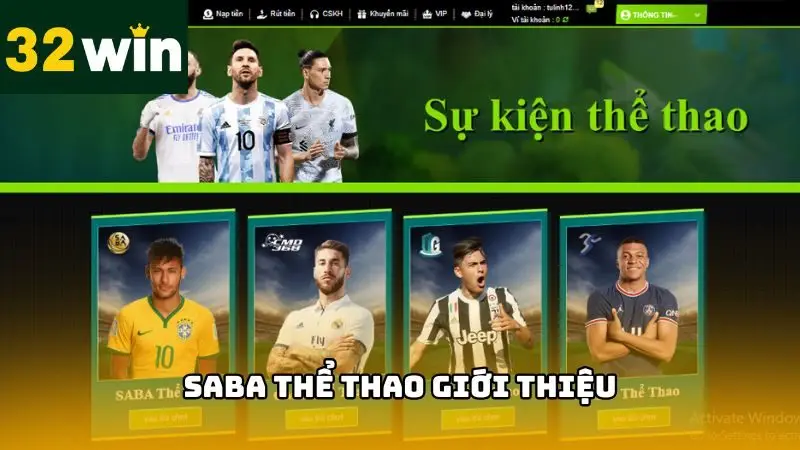 SABA thể thao chuyên cung cấp dịch vụ cá cược bóng đá