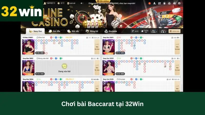 Sòng bài Baccarat live tại nhà cái uy tín hàng đầu
