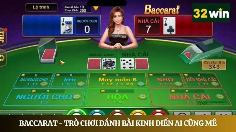 Baccarat - Game bài kinh điển, dân chơi 32win ai cũng mê