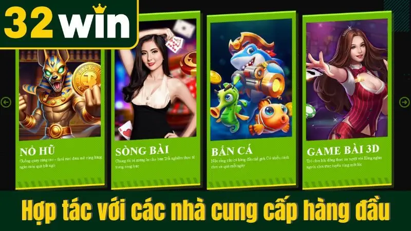 Hợp tác với các nhà cung cấp hàng đầu
