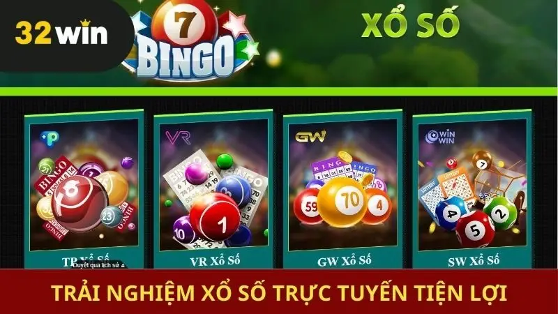 Trải nghiệm xổ số tiện ích