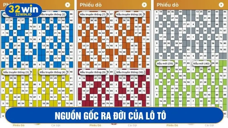 Lô tô bắt nguồn từ trò chơi dân gian