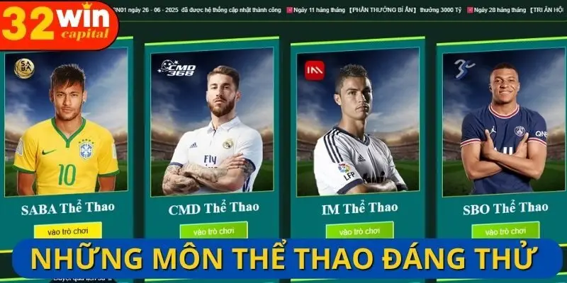 Gợi ý loạt môn thể thao cực kỳ đáng chơi khi cá cược thể thao