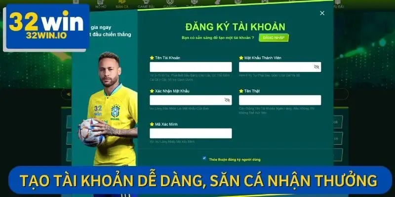 Đăng ký để chơi tham gia bắn cá