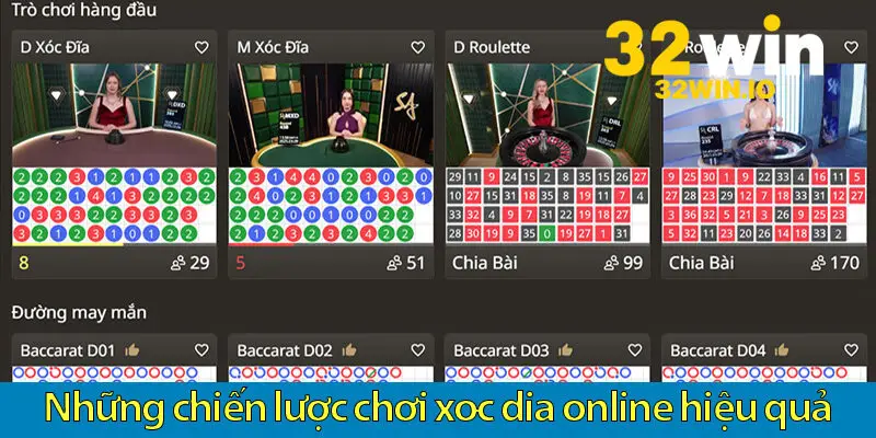 Khám phá chiến lược chơi và xác suất thắng trong trò chơi Xóc đĩa trực tuyến tại 32WIN